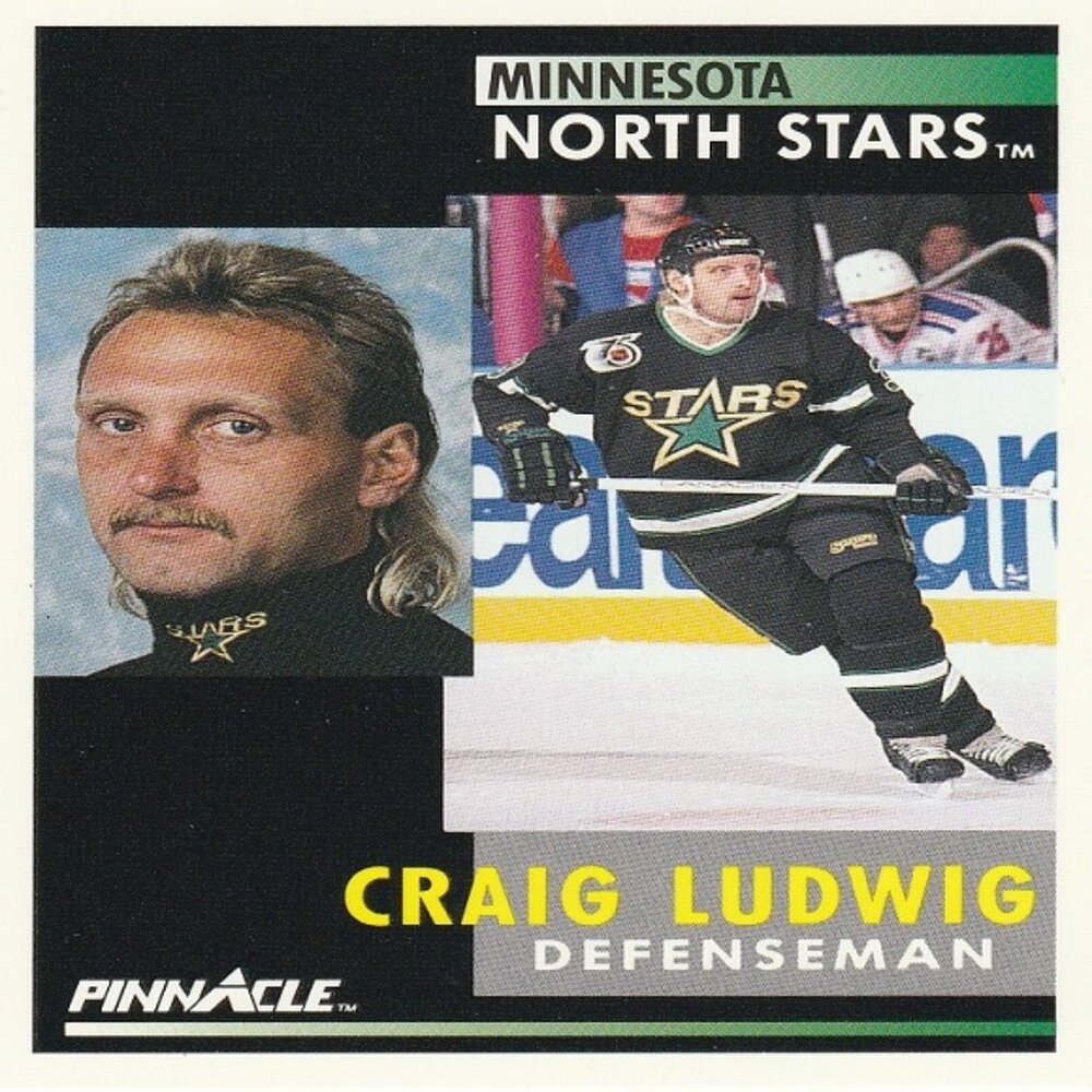 Craig Ludwig - 1991 Score Pinnacle Hockey Card